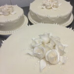 Ivory and White classic cake