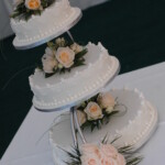 Almond cake- perfect with coffee or champagne.