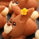 Marzipan Easter Bunny Sprayed in milk chocolate