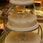 Another variation of our classic summer wedding cake.