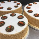 3 Tier carrot cake with cream cheese butter cream filling.